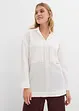 Skjortebluse i lett viskosemiks, bonprix