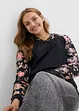 Myk 2-i-1-mamma-/ammesweatshirt med hette, bonprix