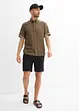 Kortermet skjorte i viskose, Slim Fit, bonprix