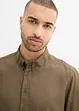Kortermet skjorte i viskose, Slim Fit, bonprix