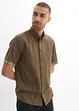 Kortermet skjorte i viskose, Slim Fit, bonprix