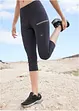 Funksjons-caprileggings, hurtigtørkende, bonprix