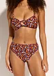 High Waist-bikinitruse med høy benskjæring, bonprix