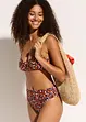 High Waist-bikinitruse med høy benskjæring, bonprix