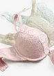 Push up-BH med fine blonder (3-pack), bonprix