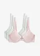 Push up-BH med fine blonder (3-pack), bonprix