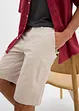 Chinos-bermuda i ren bomull, Regular Fit, bonprix