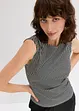 Topp med drapering, bonprix