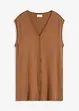 Lang finstrikket vest, bonprix