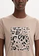 T-skjorte med leopardtrykk, bonprix