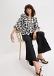 Kortermet bluse i strukturmateriale, bonprix