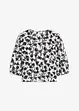 Kortermet bluse i strukturmateriale, bonprix