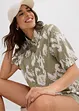Viskosebluse med folklore trykk, bonprix