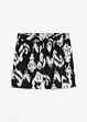 Shorts i viskose med komfortlinning, bonprix