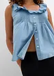 Denimbluse i økologisk bomull, bonprix