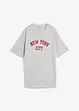 Oversized topp i 100% økologisk bomull, bonprix
