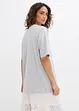 Oversized topp i 100% økologisk bomull, bonprix