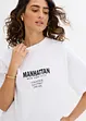 Oversized topp i 100% økologisk bomull, bonprix