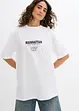 Oversized topp i 100% økologisk bomull, bonprix