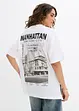 Oversized topp i 100% økologisk bomull, bonprix