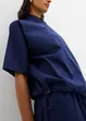 Oversized bluse av ren bomull, bonprix