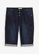 Cargo-bermudashorts i denim med stretch, Loose Fit, bonprix