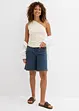 Bermudashorts i denim Mid Waist, bonprix