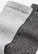 Sokker med økologisk bomull og lurex (2-pack), bonprix