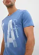 T-skjorte i økologisk bomull, Slim Fit, bonprix