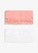 Bandeau-BH med økologisk bomull (2-pack), bonprix