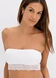 Bandeau-BH med økologisk bomull (2-pack), bonprix