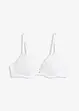 Padded-BH med glanseffekt, bonprix