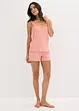 Shorty-pyjamas med  delikat blondebesetning, bonprix