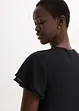 Trikotkjole med chiffonermer, bonprix