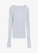 Ribbestrikket topp, bonprix