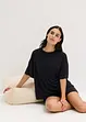 Oversized kort pyjamas av myk modal, bonprix