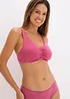 Bralette med bomull og blonde (2-pack), bonprix
