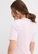 Ribbet poloskjorte, bonprix