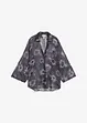 Oversized skjorte i luftig chiffon, bonprix