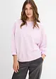 Oversized sweatshirt i 100% bomull, bonprix