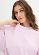 Oversized sweatshirt i 100% bomull, bonprix