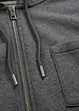 Sweatjakke med hette av myk scuba, bonprix