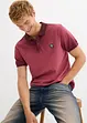 Piké-poloskjorte i vasket look, bonprix