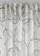 Gardin av resirkulert polyester med bladprint (1-pack), bonprix