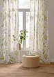 Gardin med blomsterprint, med resirkulert polyester (1-pack), bonprix