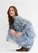 Tunikakjole av strukturert chiffon, bonprix