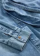 Jeansbluse med sløyfe, bonprix