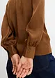 Bluse i lett sateng, bonprix