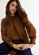Bluse i lett sateng, bonprix