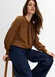 Bluse i lett sateng, bonprix